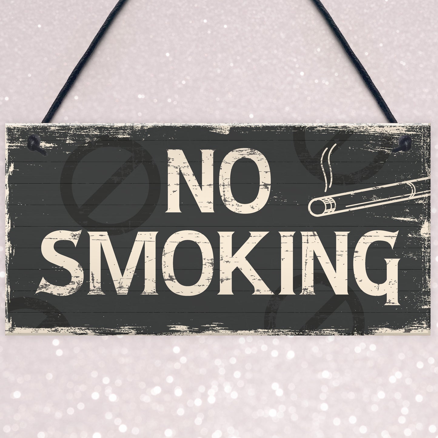 No Smoking Area Hanging Sign Hotel Garden Pub Bar Door Wall Sign