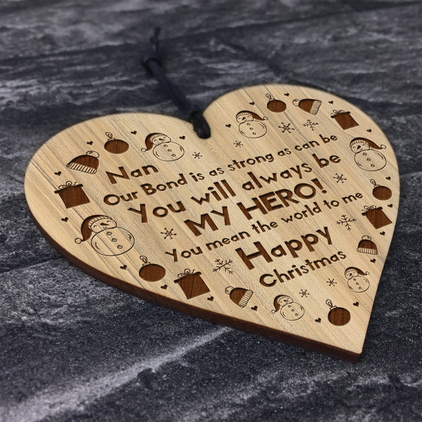 Cute Nan Gifts For Christmas Engraved Heart Nan Gifts