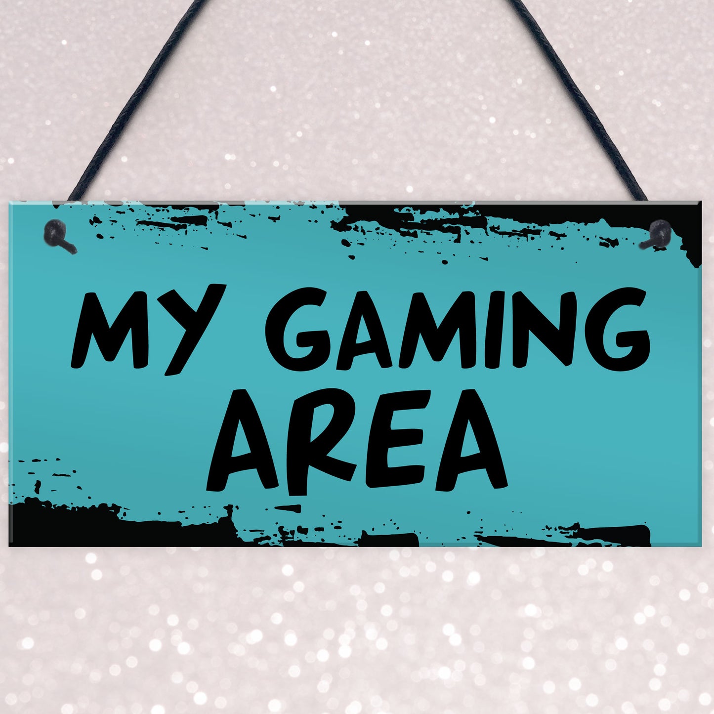 Gaming Area Hanging Games Room Plaque For Boys Bedroom Gift