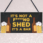 Funny Home Bar Sign RUDE Witty Cheeky Joke Man Cave Pub