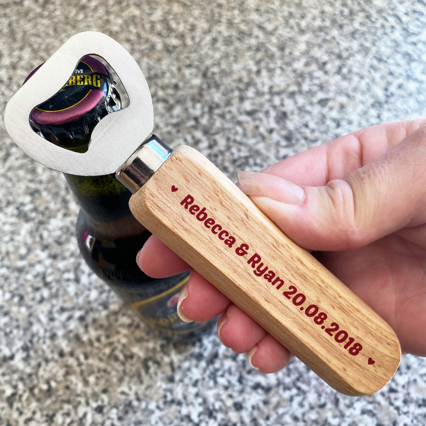 Personalised Anniversary Gifts For Him Novelty Bottle Opener