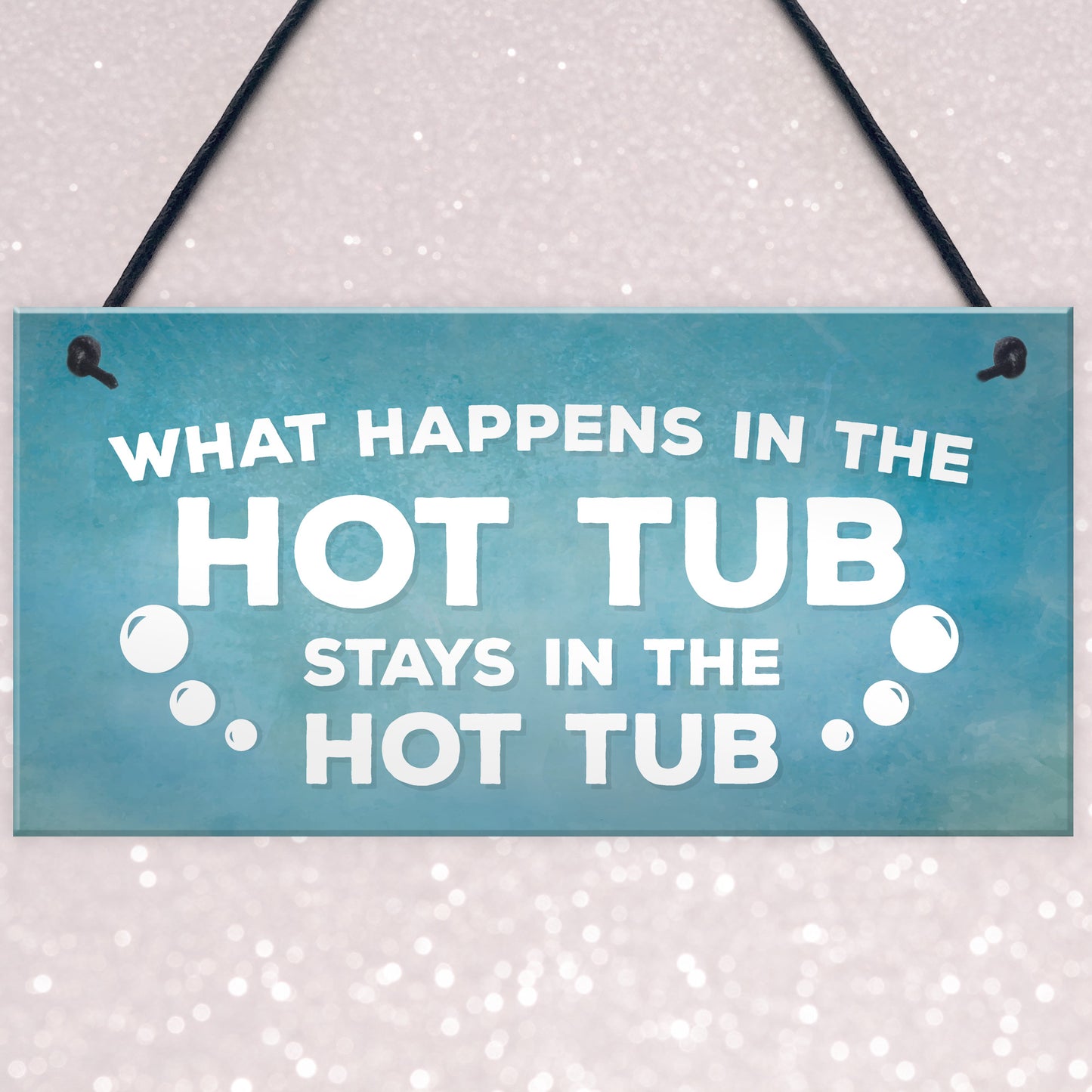 Hot Tub Novelty Garden Hanging Wall Plaque Sign Shed Jaccuzi