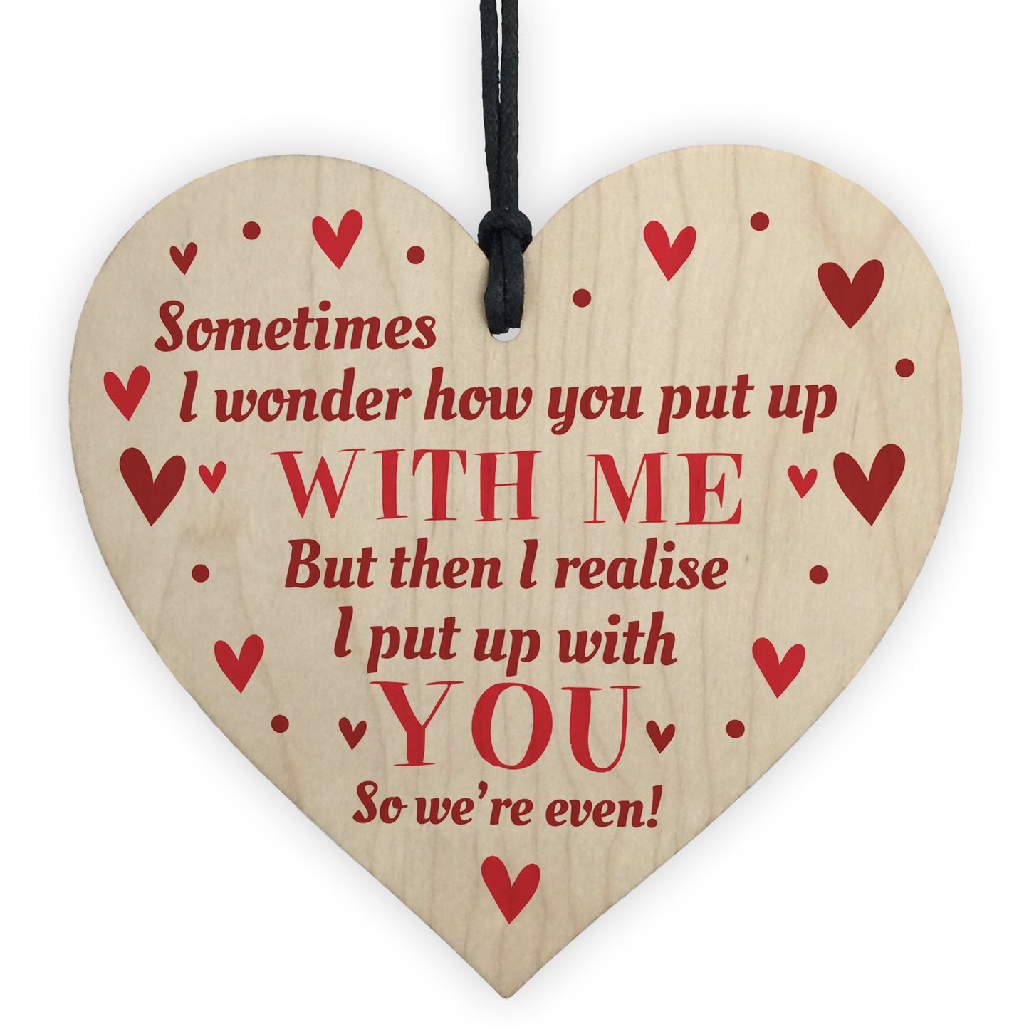 Funny Valentines Card for Him Her Novelty Heart and Card