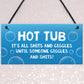 Hot Tub Garden Plaques Funny Hanging Signs For Hot Tub Home