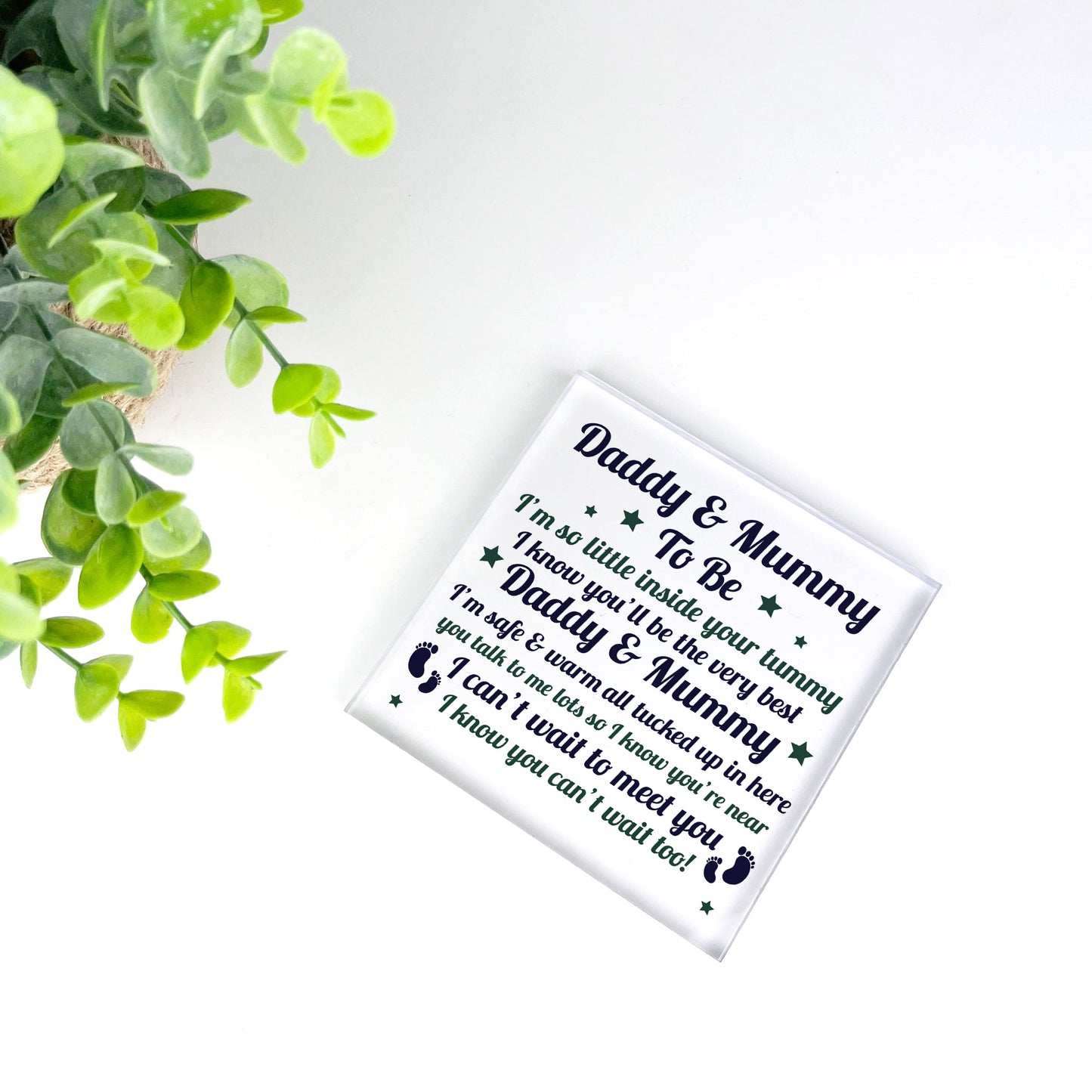 Mummy To Be Gift Daddy To Be Gift Plaque Baby Shower Gift