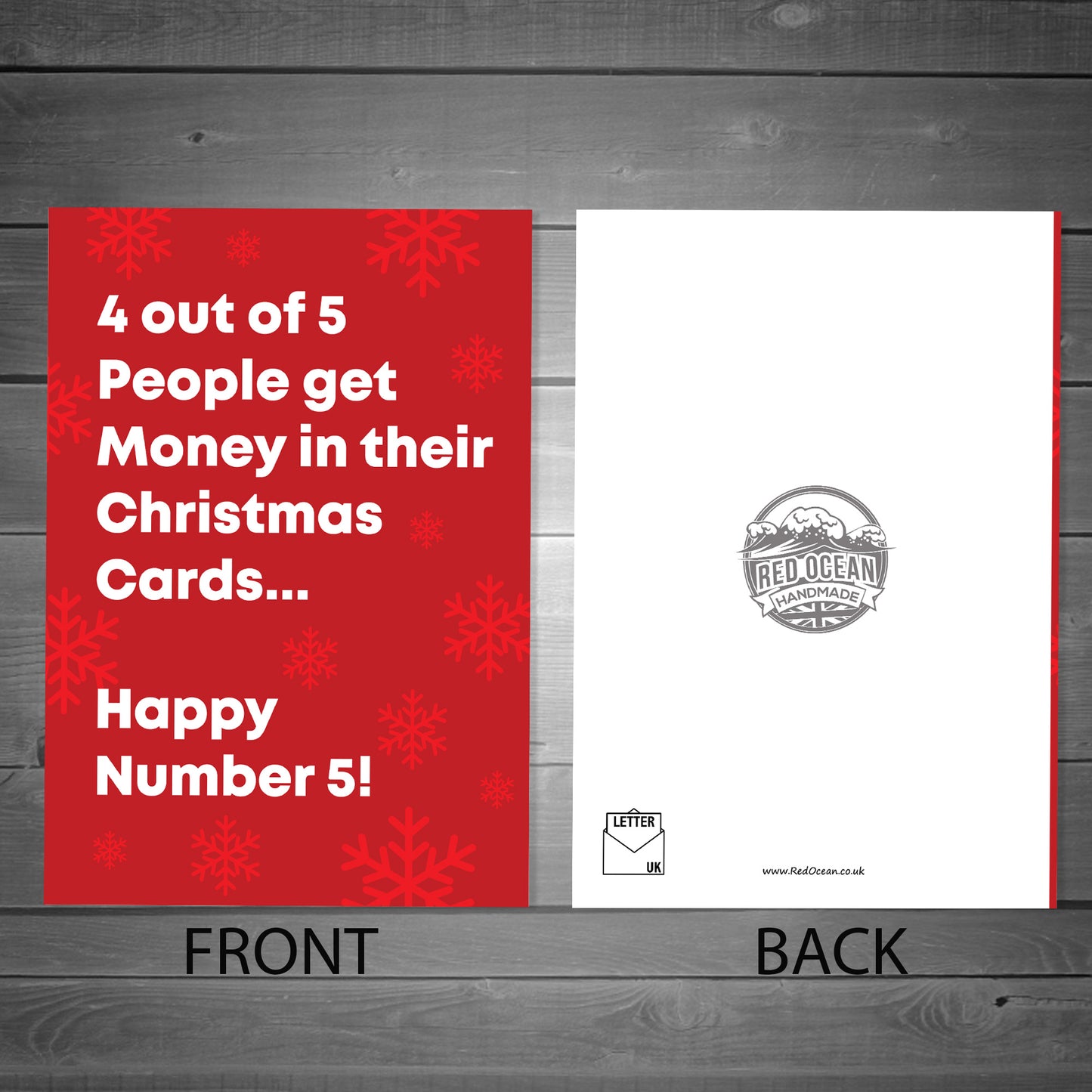 Funny Christmas Card For Him Her Mum Dad Niece Nephew Son