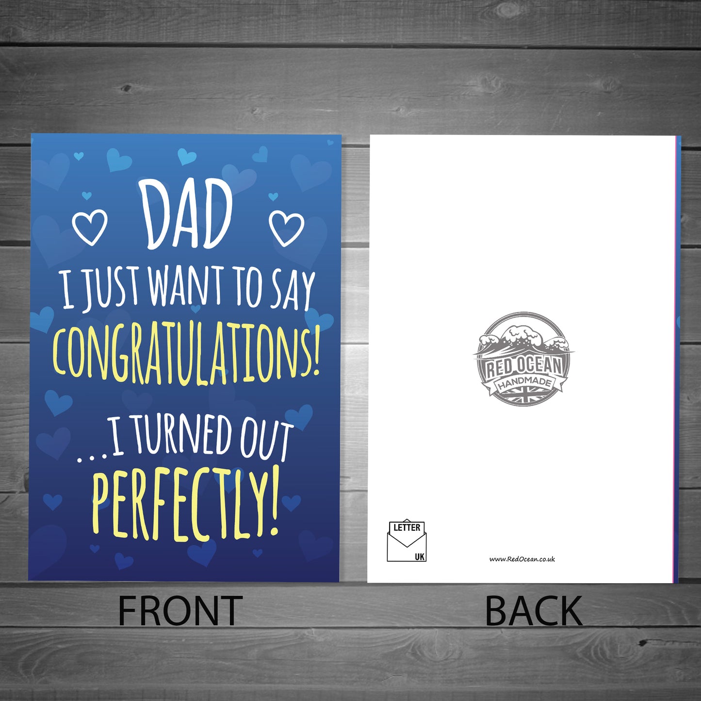 Funny Birthday Fathers Day Card For Dad Humour Card