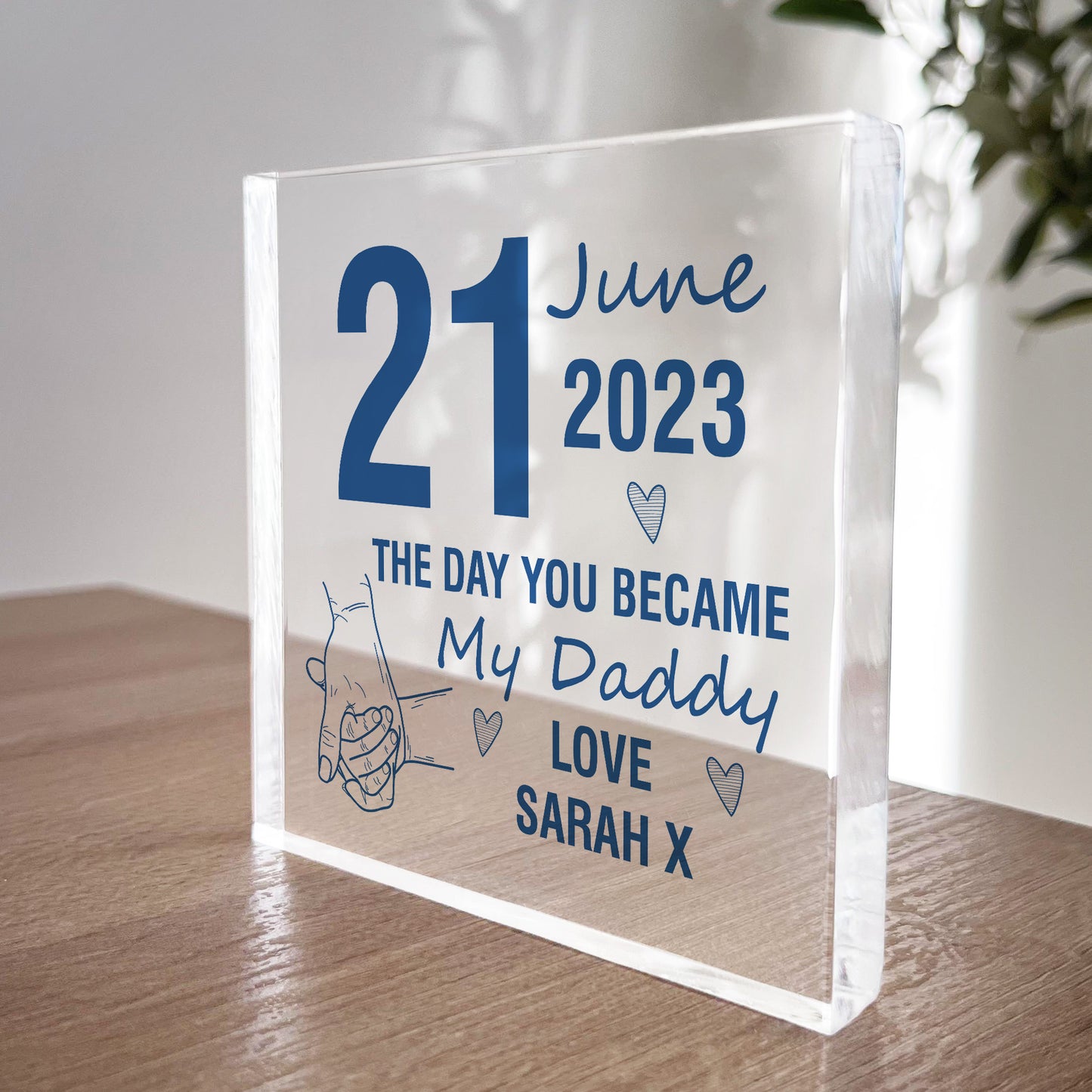 Day You Became My Daddy Gifts From Son Daughter PERSONALISED