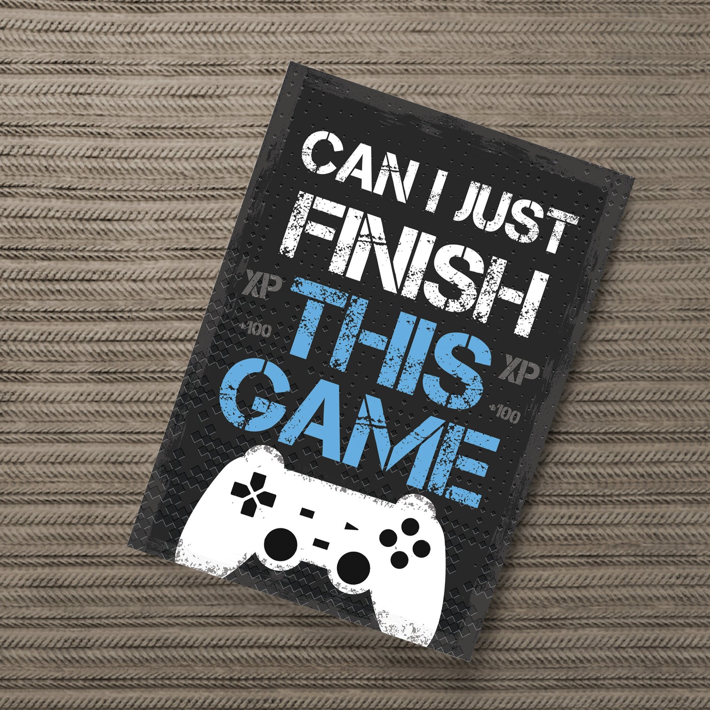 Boy Bedroom Wall Art Gamer Gift For Playstation Fan Dad Son Gift