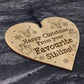 Brother Sister Christmas Gift Wooden Heart Funny Sibling Gift