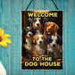 The Dog House Sign For Home Bar Funny Welcome Sign Pub Man Cave