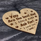Dad Gifts BEST DAD Plaque Engraved Heart Dad Birthday Christmas