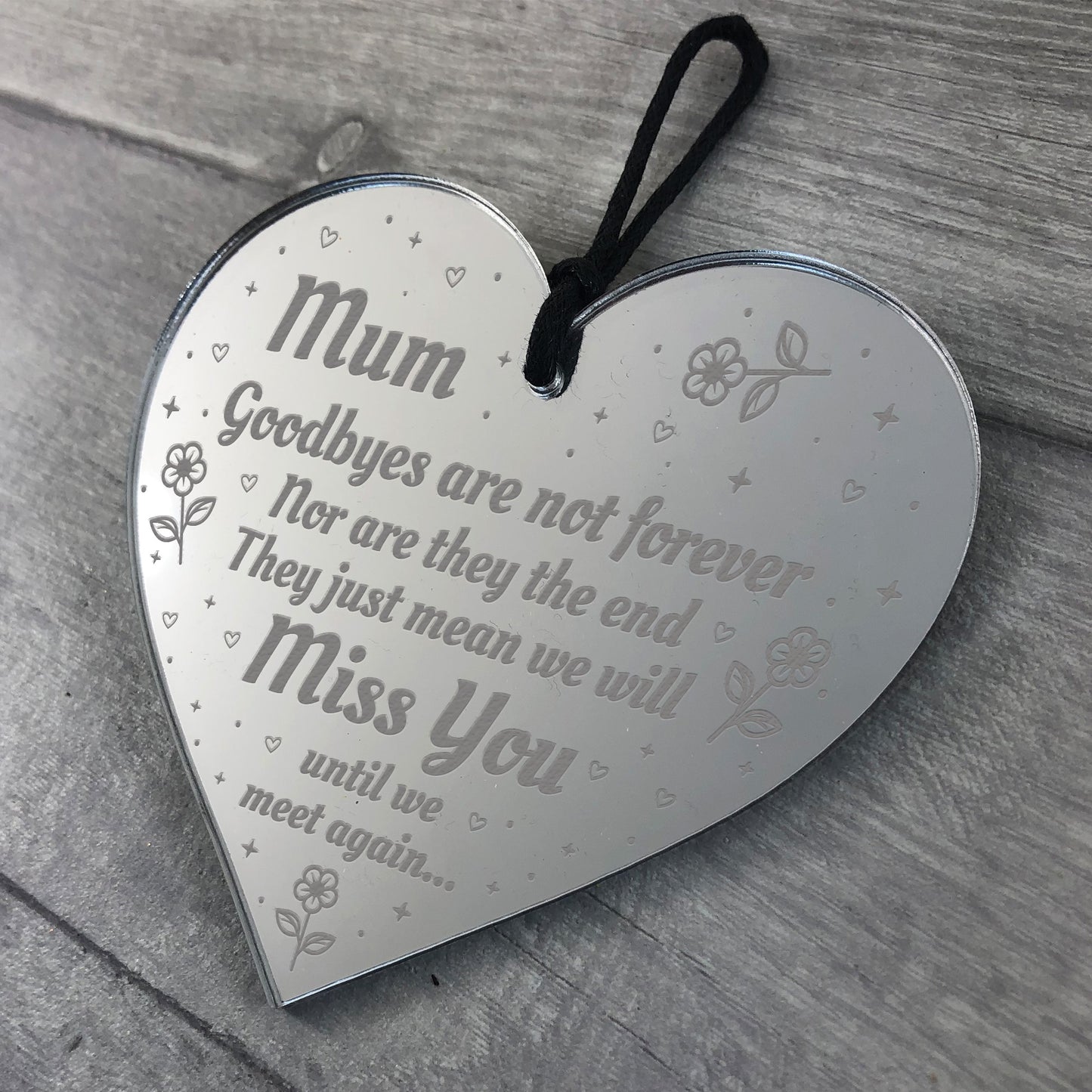Christmas Memory Baubles For Mum Christmas Memorial Gift Acrylic