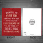Anniversary Card For Boyfriend Girlfriend Husband Love Quote