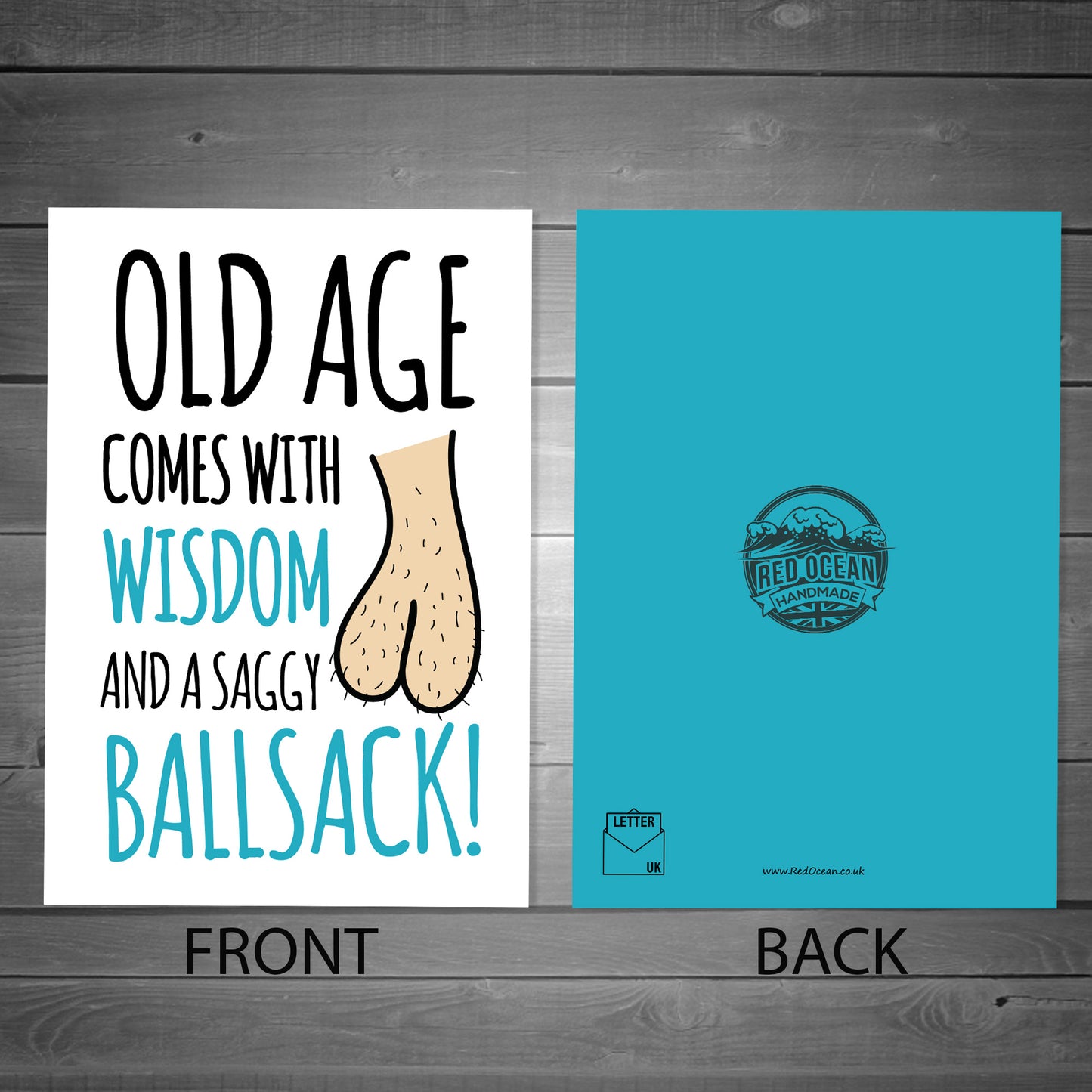 Funny Humour Birthday Card For Him Novelty Rude Birthday Card