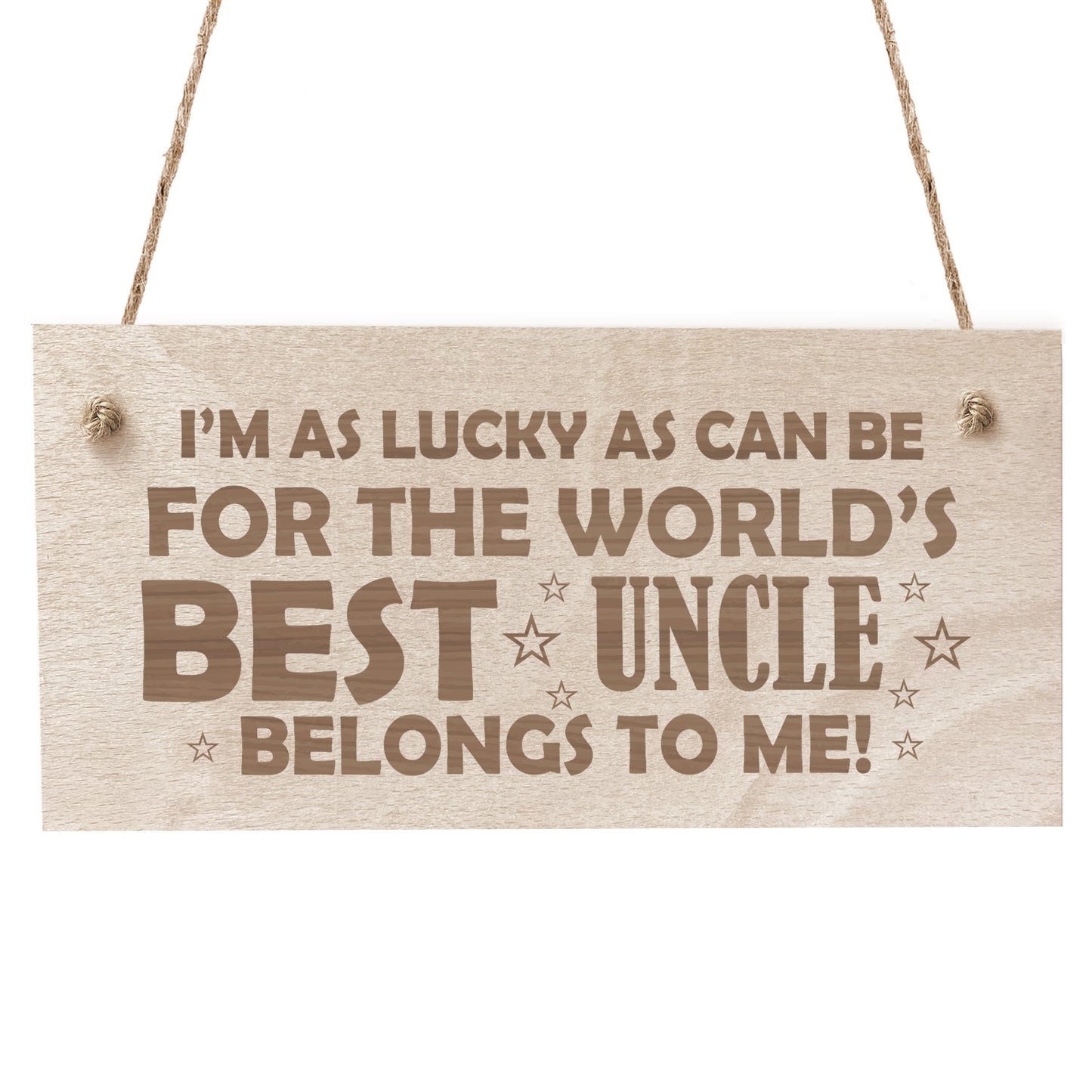 Uncle Gifts From Niece Nephew Wooden Plaque Uncle Birthday Gift