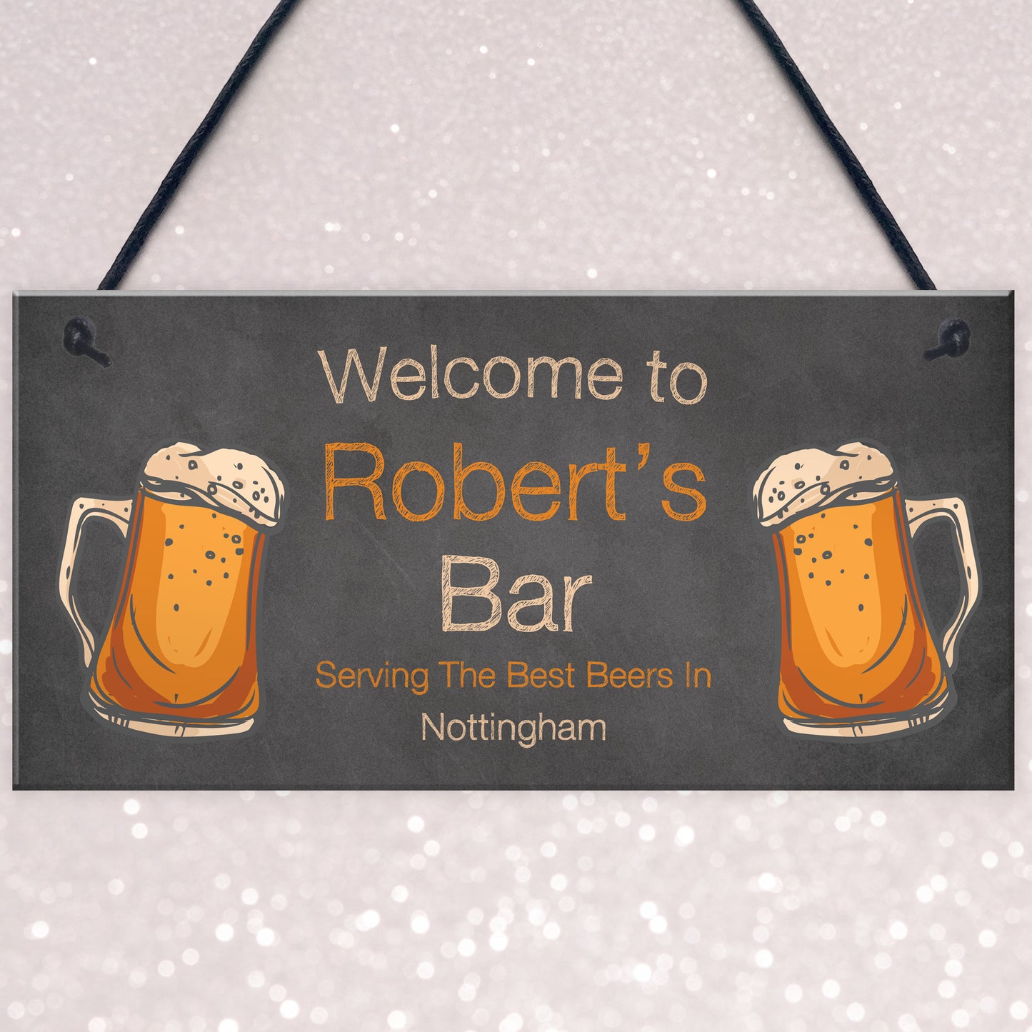 Beer Gift Hanging Home Bar Man Cave Shed Summerhouse Sign