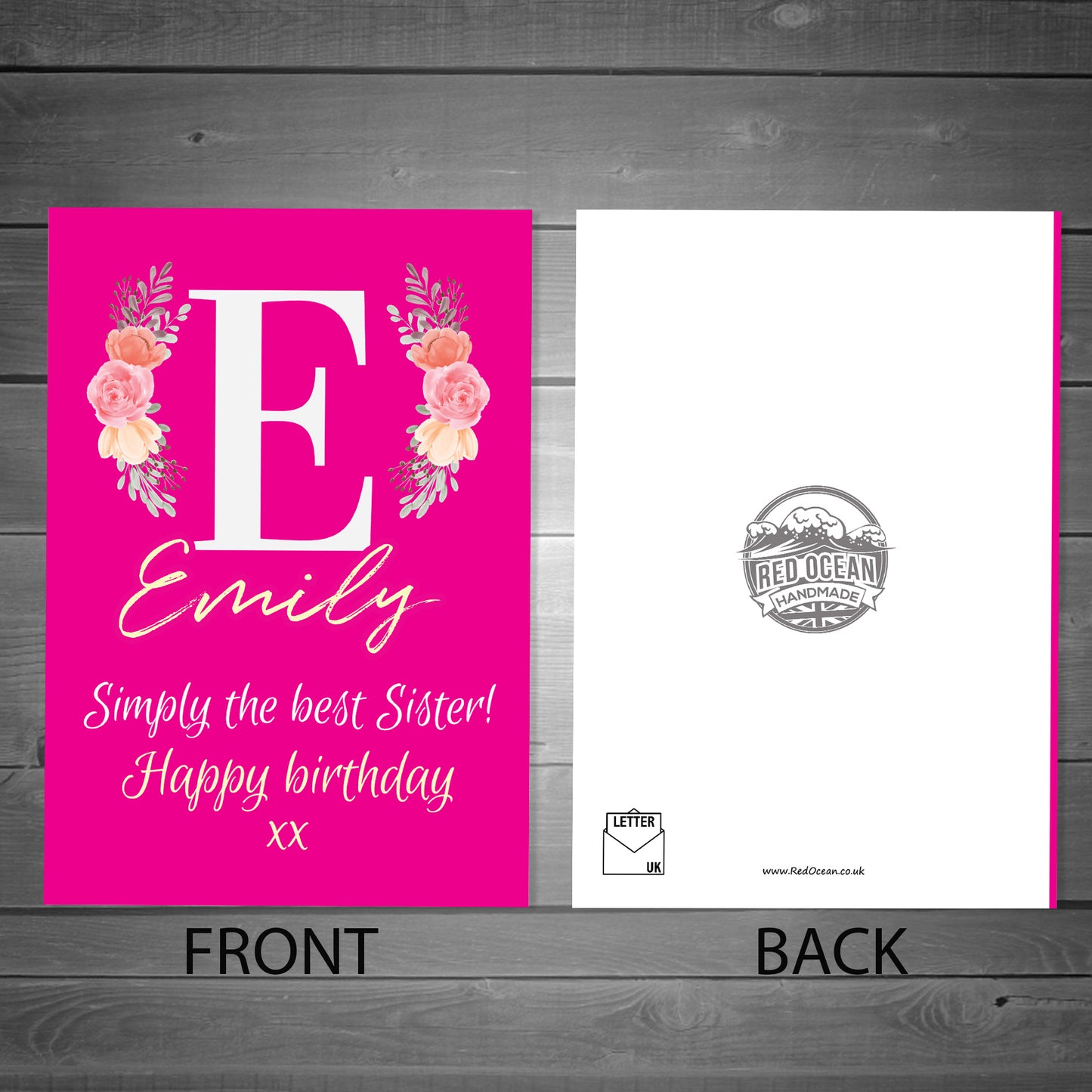 Personalised Birthday Card For Sister Best Friend Sister Card