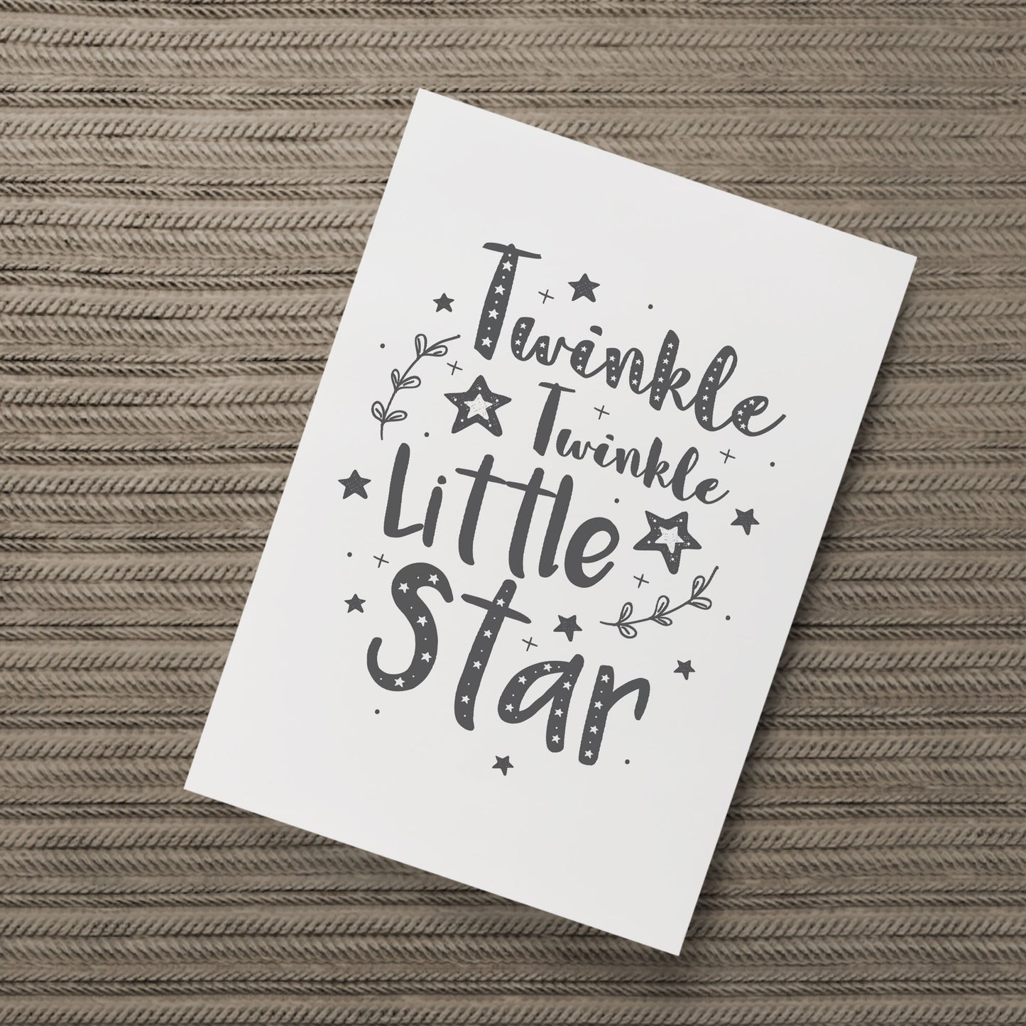 Grey Nursery Art Prints Pictures for Baby Boys Girls Bedroom