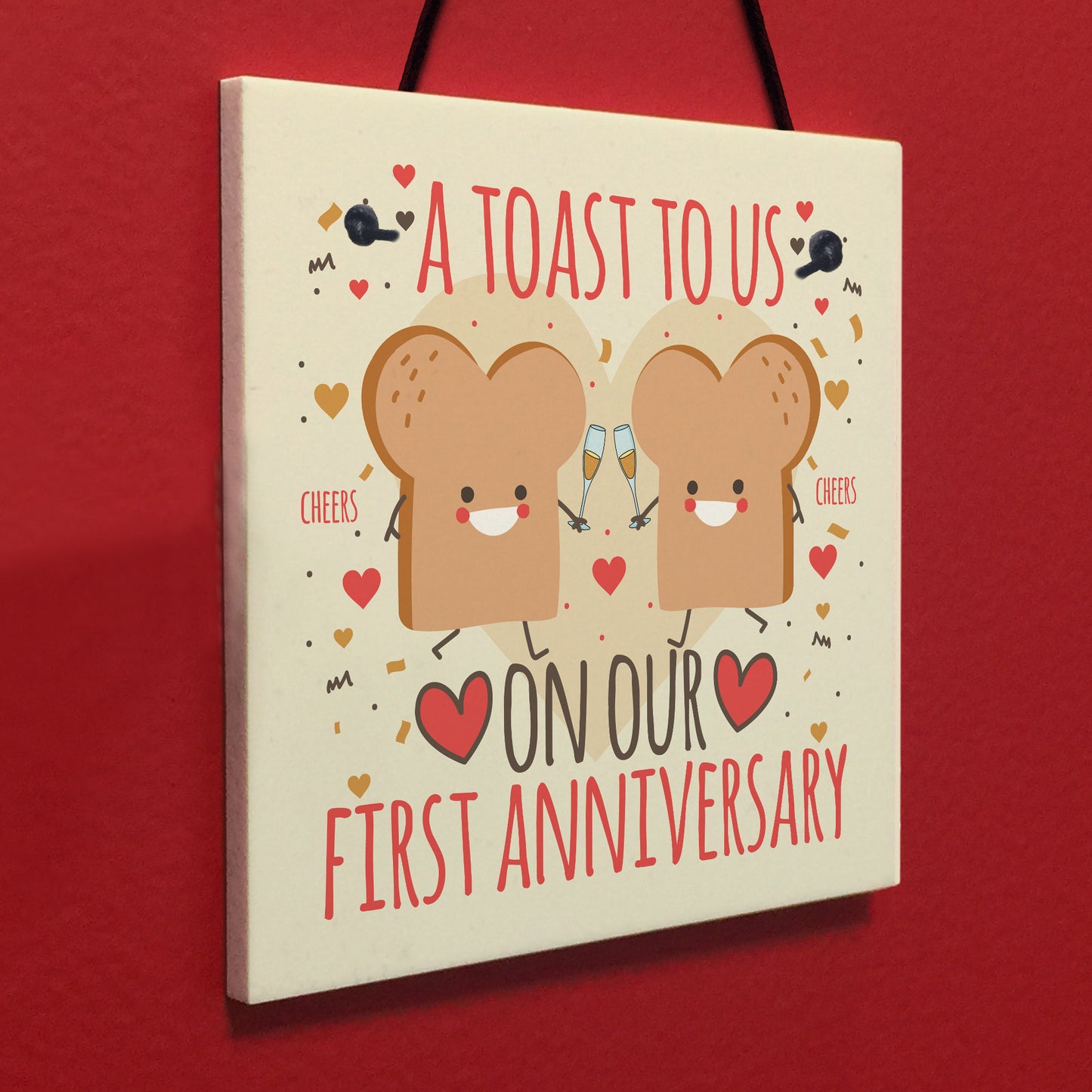 Funny Joke Anniversary Card For Him Her First Anniversary Gifts
