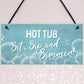 Novelty Hot Tub Signs For Garden Home Decor Gifts For Hot Tub