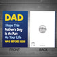 Funny Dad Fathers Day Card Funny Dad Card From Daughter Son