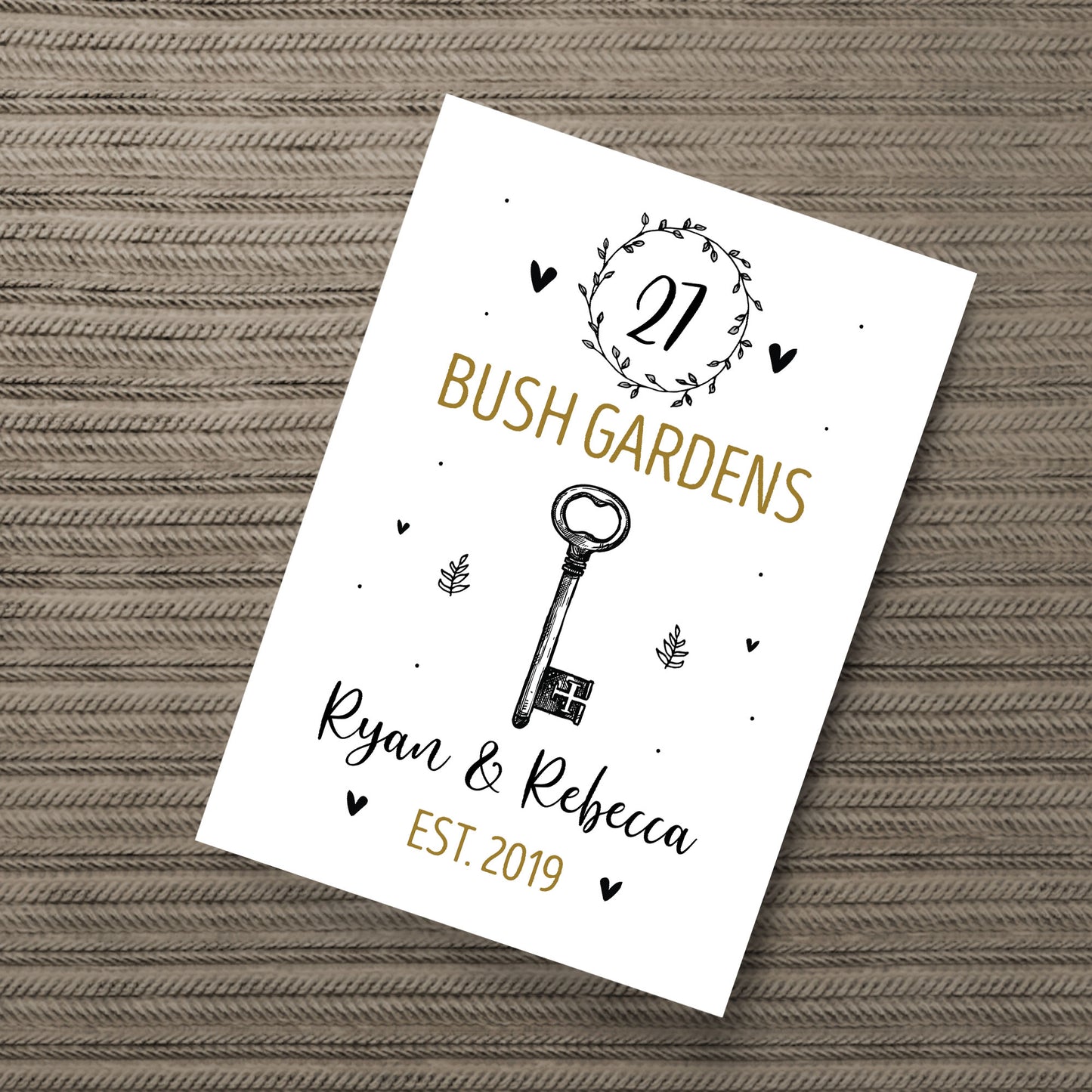 New Home Gift Personalised First Home New Home Print Home Decor