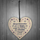 Best Friend Pack of 4 Wooden Heart Gifts For Friend Christmas