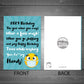 Funny Birthday Card Lockdown Card For Men Women Son Brother