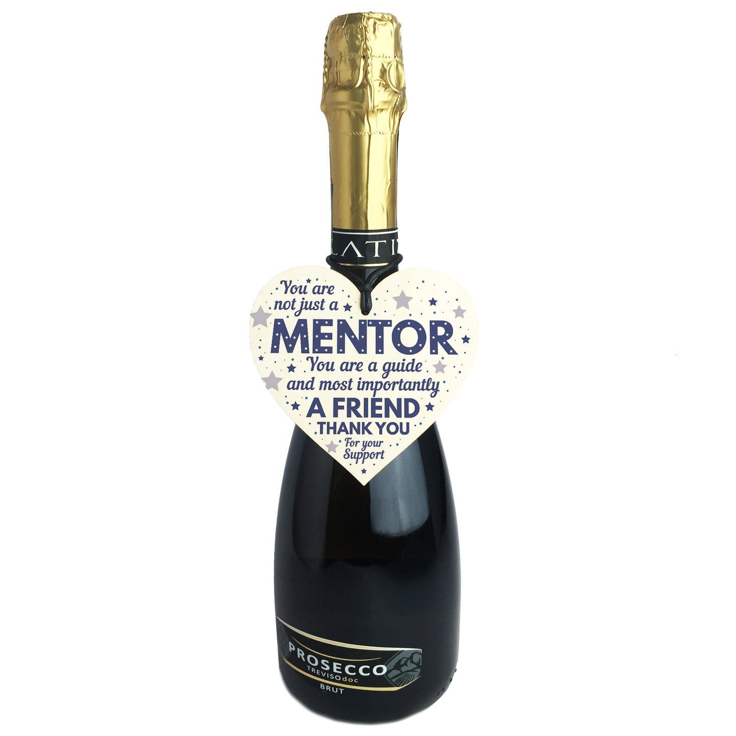 Mentor Thank You Wood Heart Plaque Gift For Teacher Coach Tutor