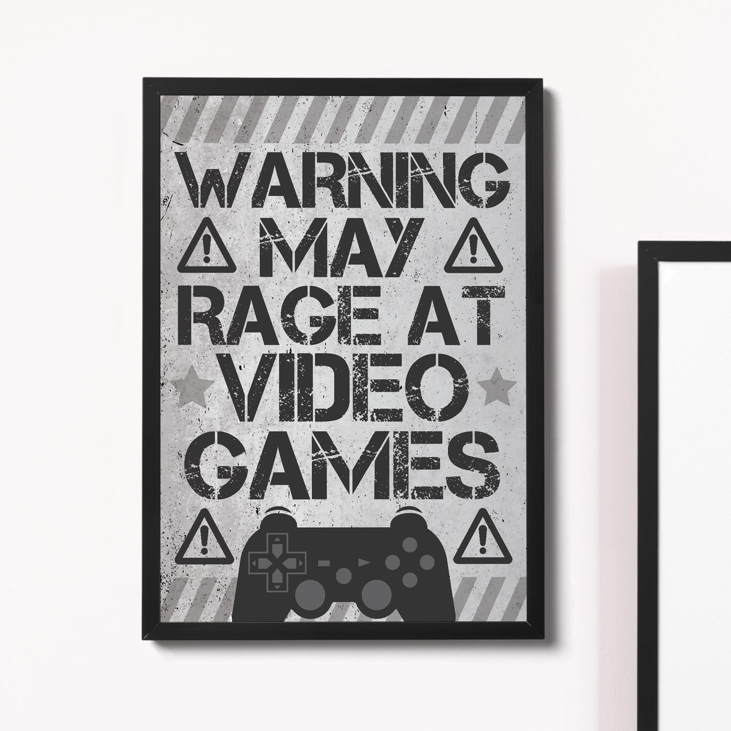 Funny Gamer Gift Gamer Print Framed Gaming Sign For Wall Boys