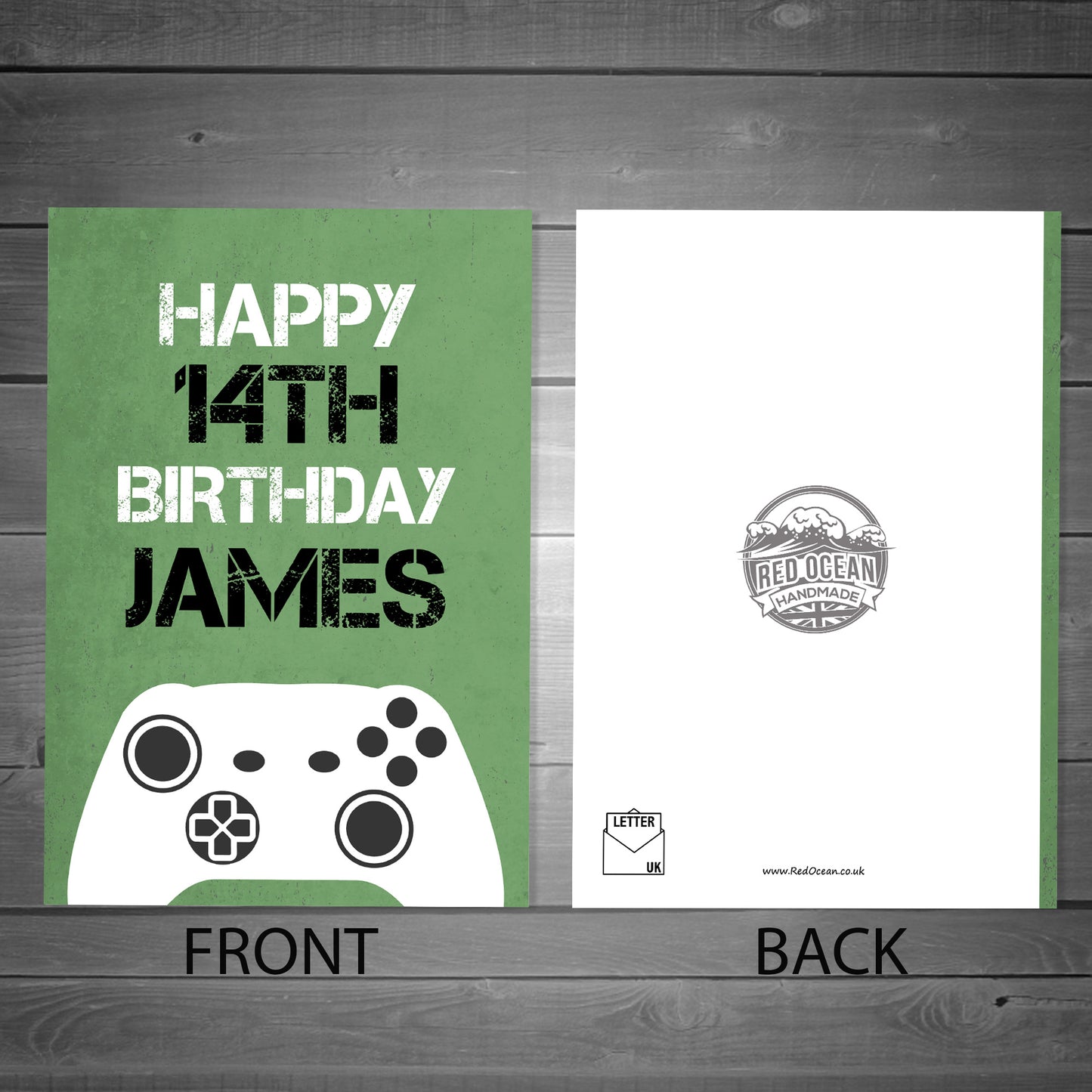Personalised Gamer Birthday Card For Son Brother Grandson