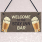 Funny Bar Signs Novelty Man Cave Plaques Quarantine Gifts