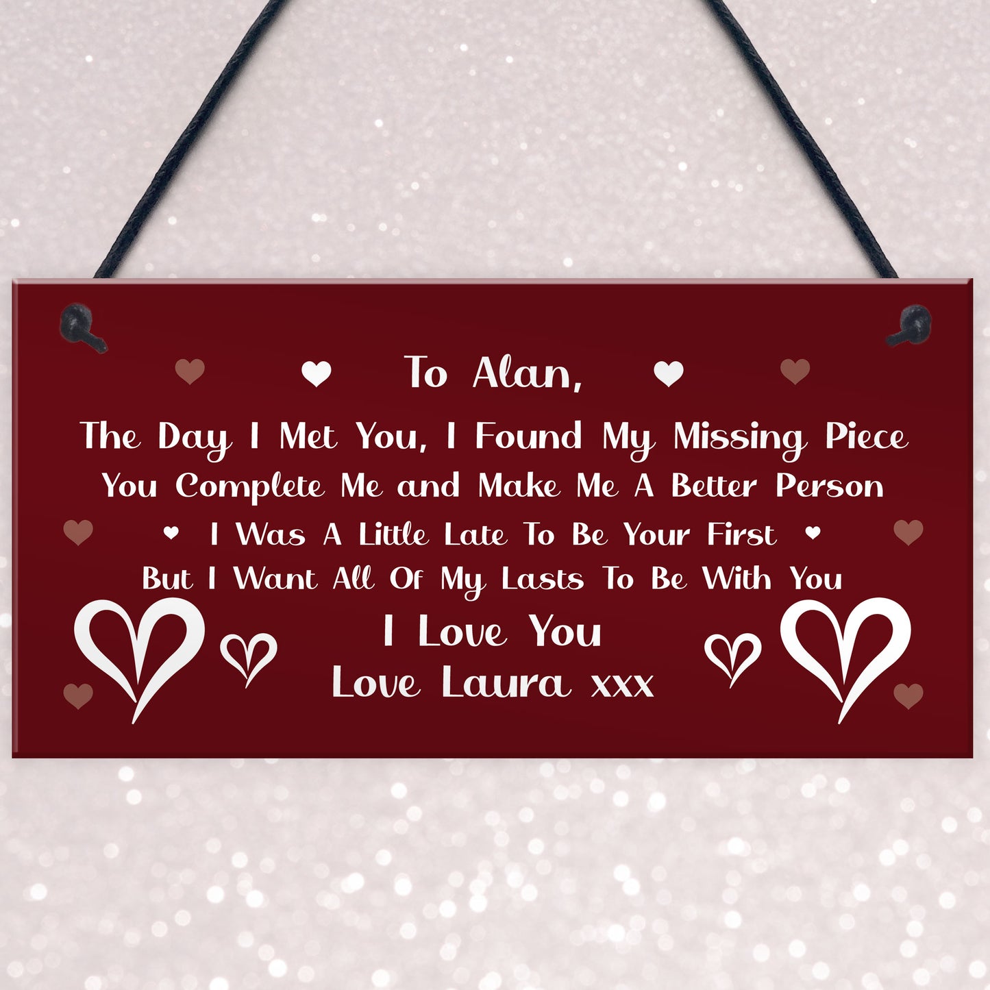 Personalised Gifts For Boyfriend Girlfriend Husband Wife Gifts