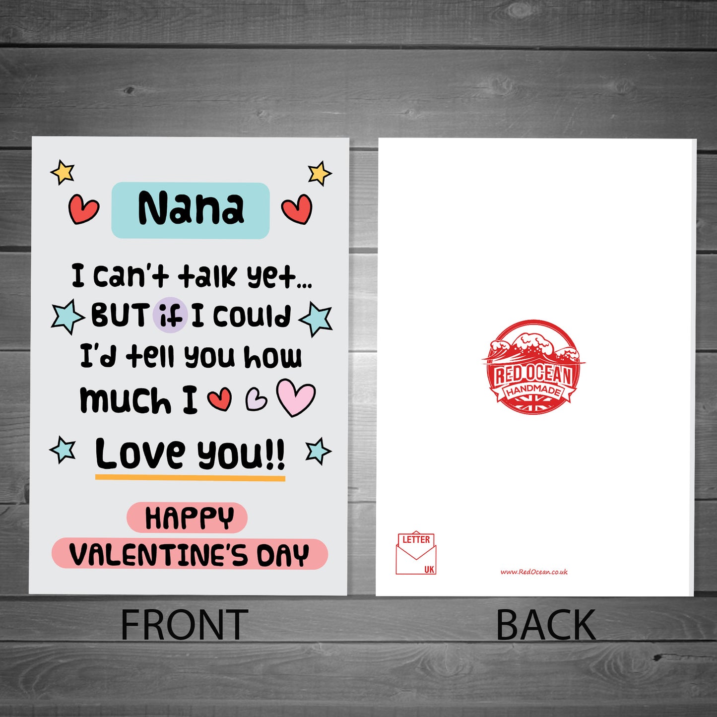 Happy Valentines Card For Nana Card From New Baby New Nana Card