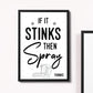 Bathroom Prints Funny Toilet Sign Loo Sign Toilet Decor Framed