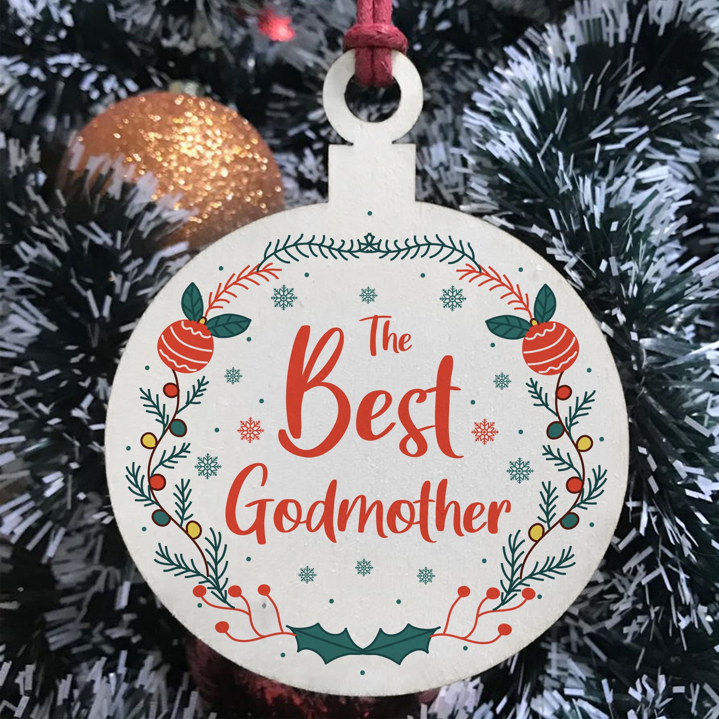 Best Godmother Christmas Bauble Tree Decoration Gifts For Her