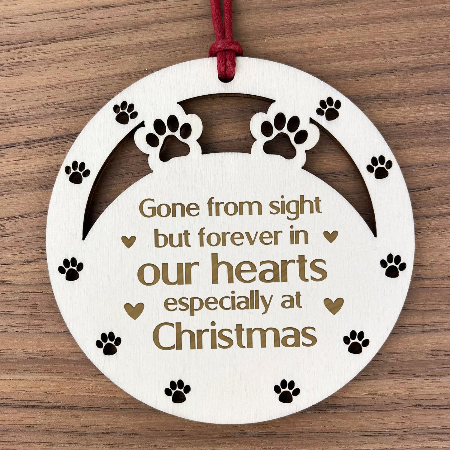 Christmas Memorial Decoration For Dog Cat Pet In Our Hearts