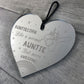 Auntie Gift AUNTIECORN Heart Unicorn Sign Xmas Gift For Auntie