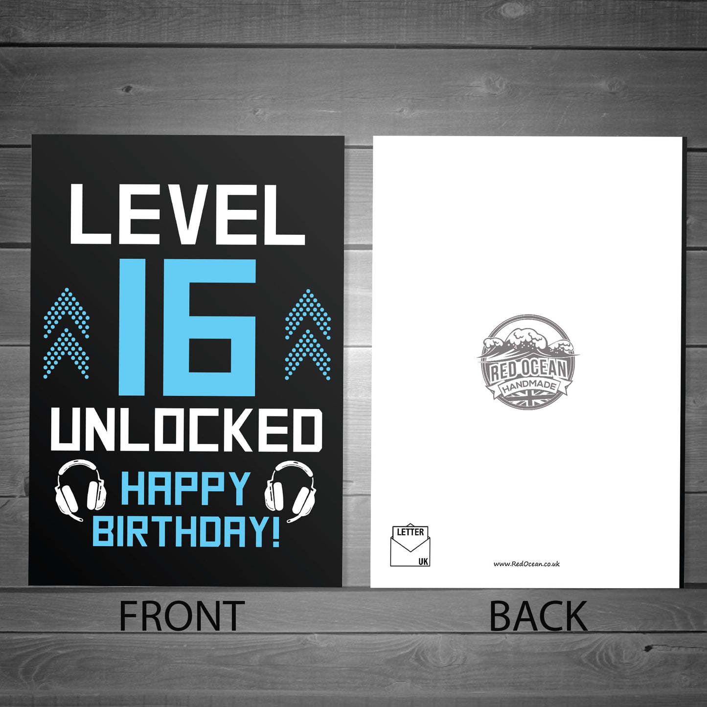 Funny 16th Birthday Card For Son Brother LEVEL 16 Humour Card