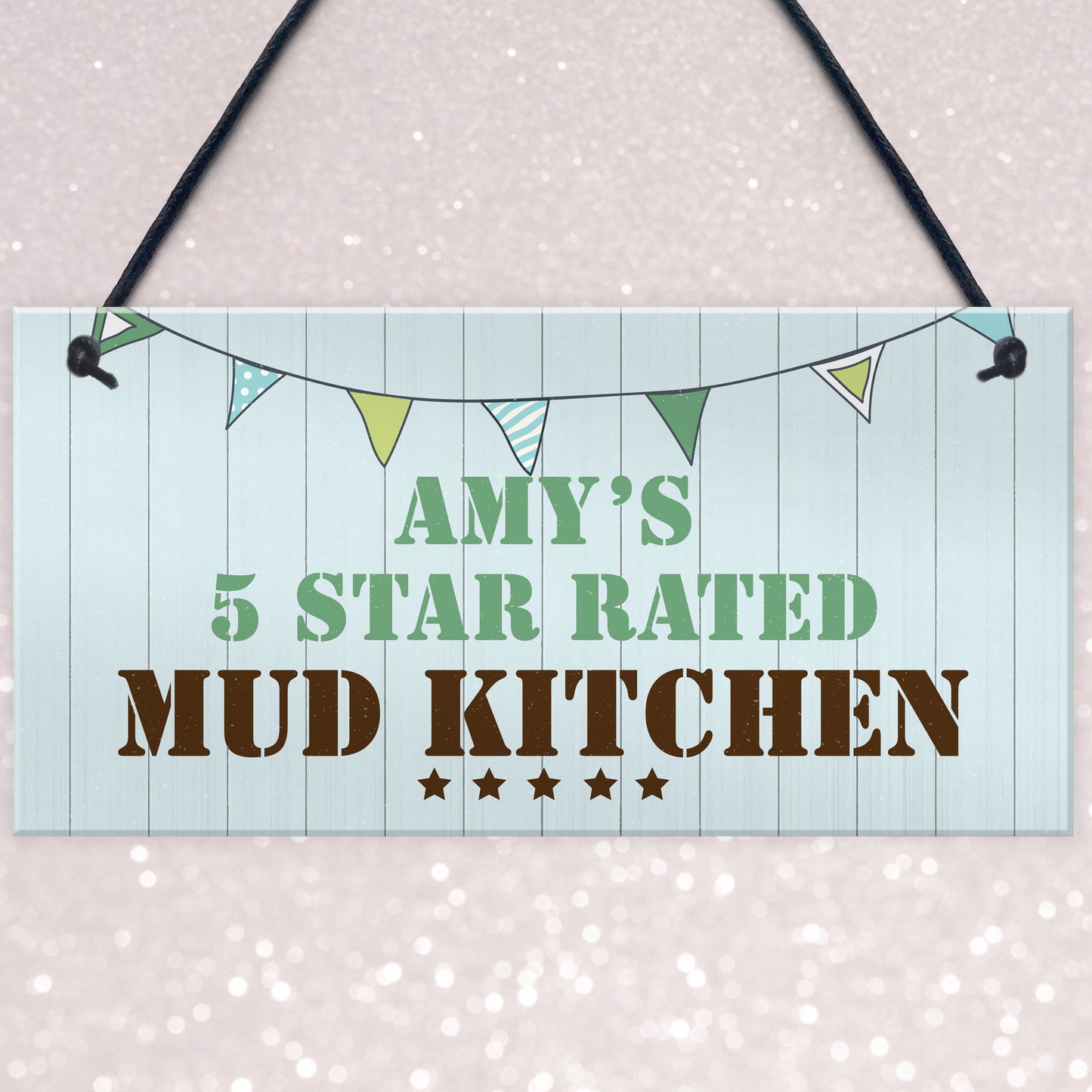Funny Mud Kitchen Sign Personalised Playhouse Garden Sign