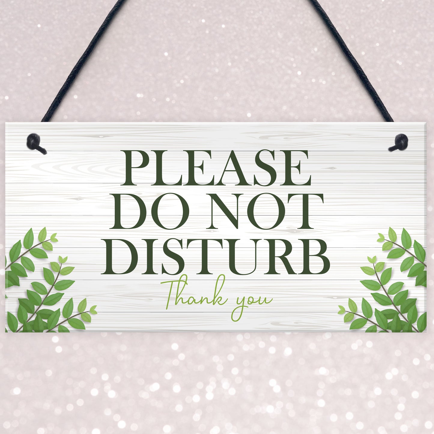 Do Not Disturb Hanging Door Sign Hotel Guest House Housekeeping