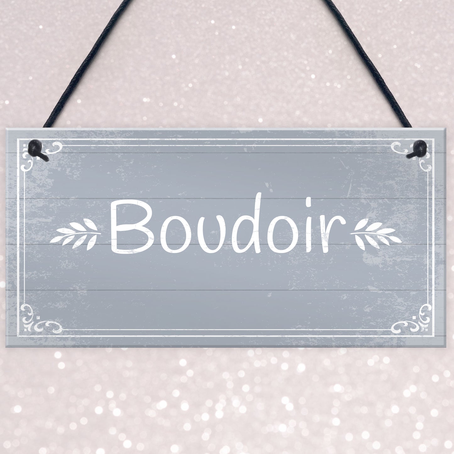 Boudoir Hanging Plaque Home Decor Bedroom Sign New Home Gift
