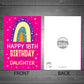 Happy 18th Birthday Card BEST DAUGHTER From Mum And Dad Daughter