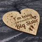 Big Sister Gift Pregnancy Announcement Gift Engraved Wood Heart