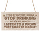 Funny Humour Home Bar Sign For Man Cave Garden Pub Wood Sign
