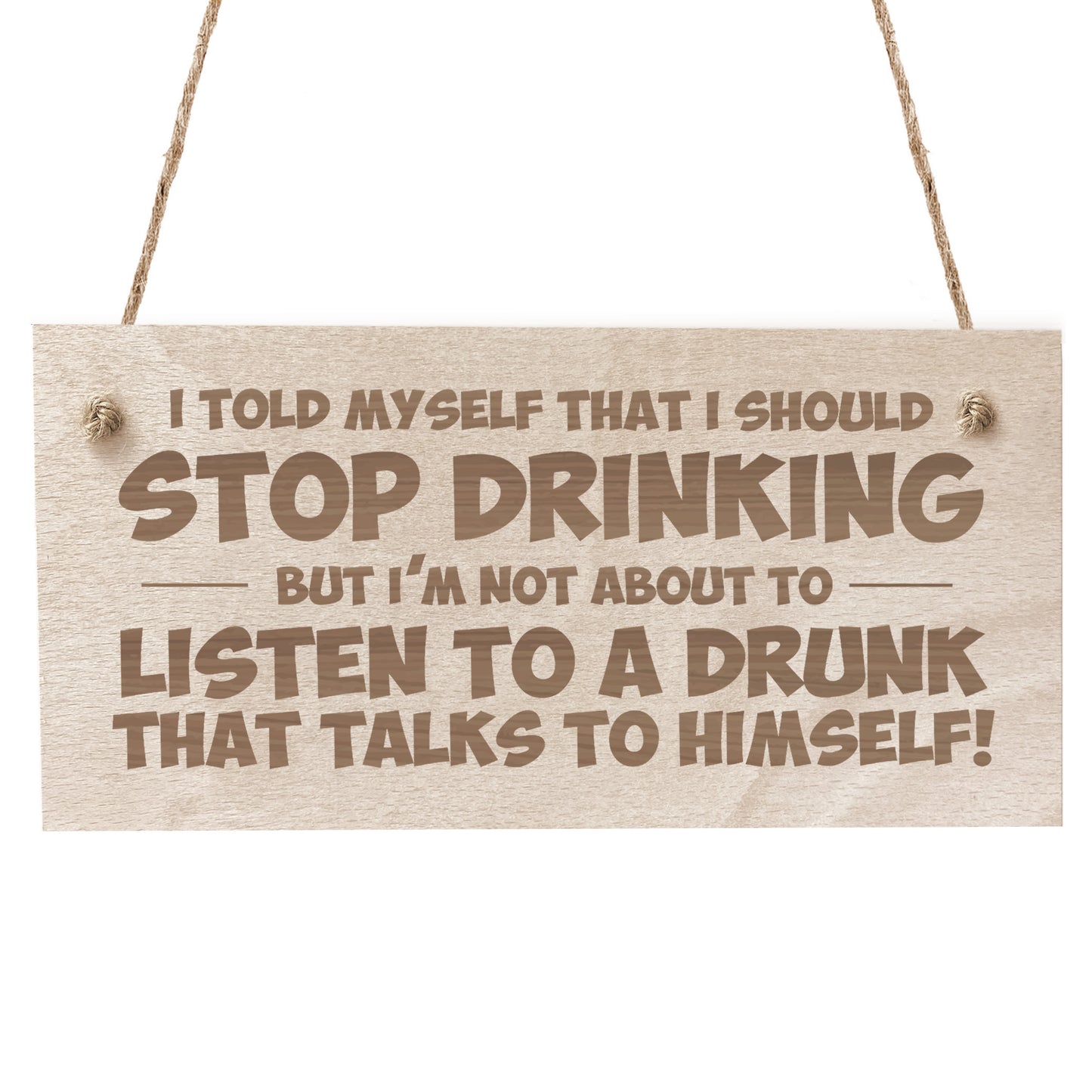 Funny Humour Home Bar Sign For Man Cave Garden Pub Wood Sign