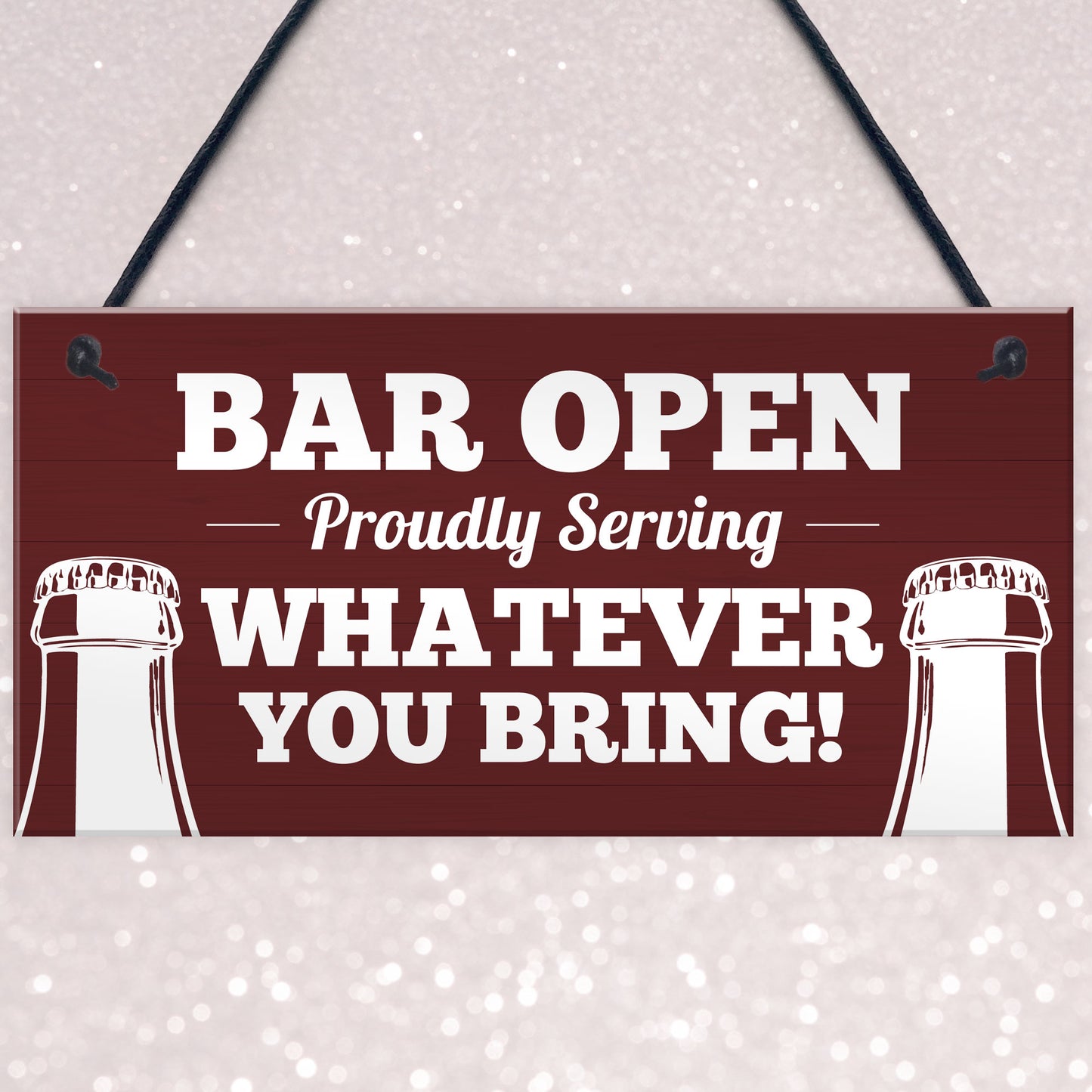 Bar Sign OPEN Sign Bar Sign Funny Man Cave Sign Shed Sign