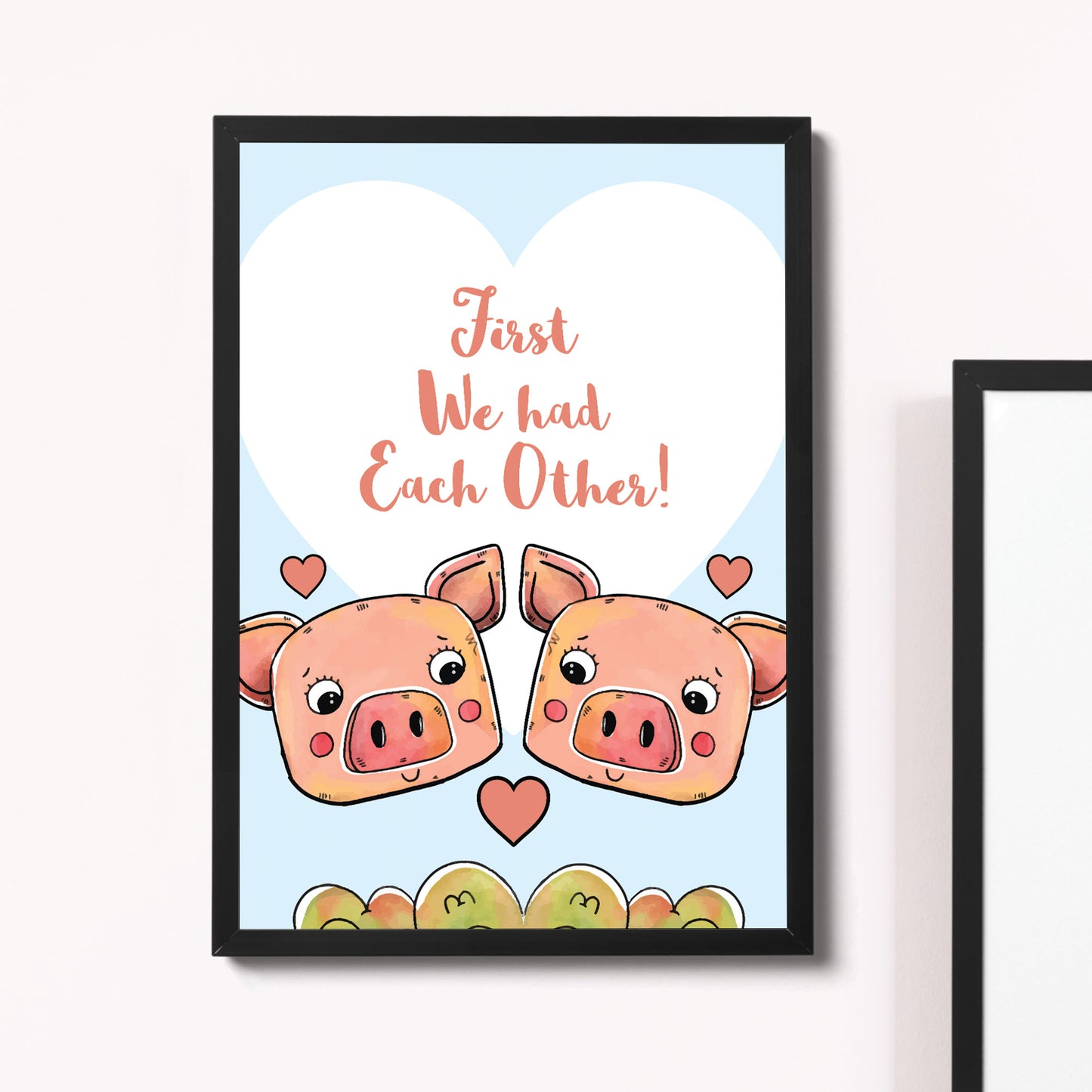 FRAMED Print For Baby Boy Nursery Baby Girls Nursery Bedroom Art