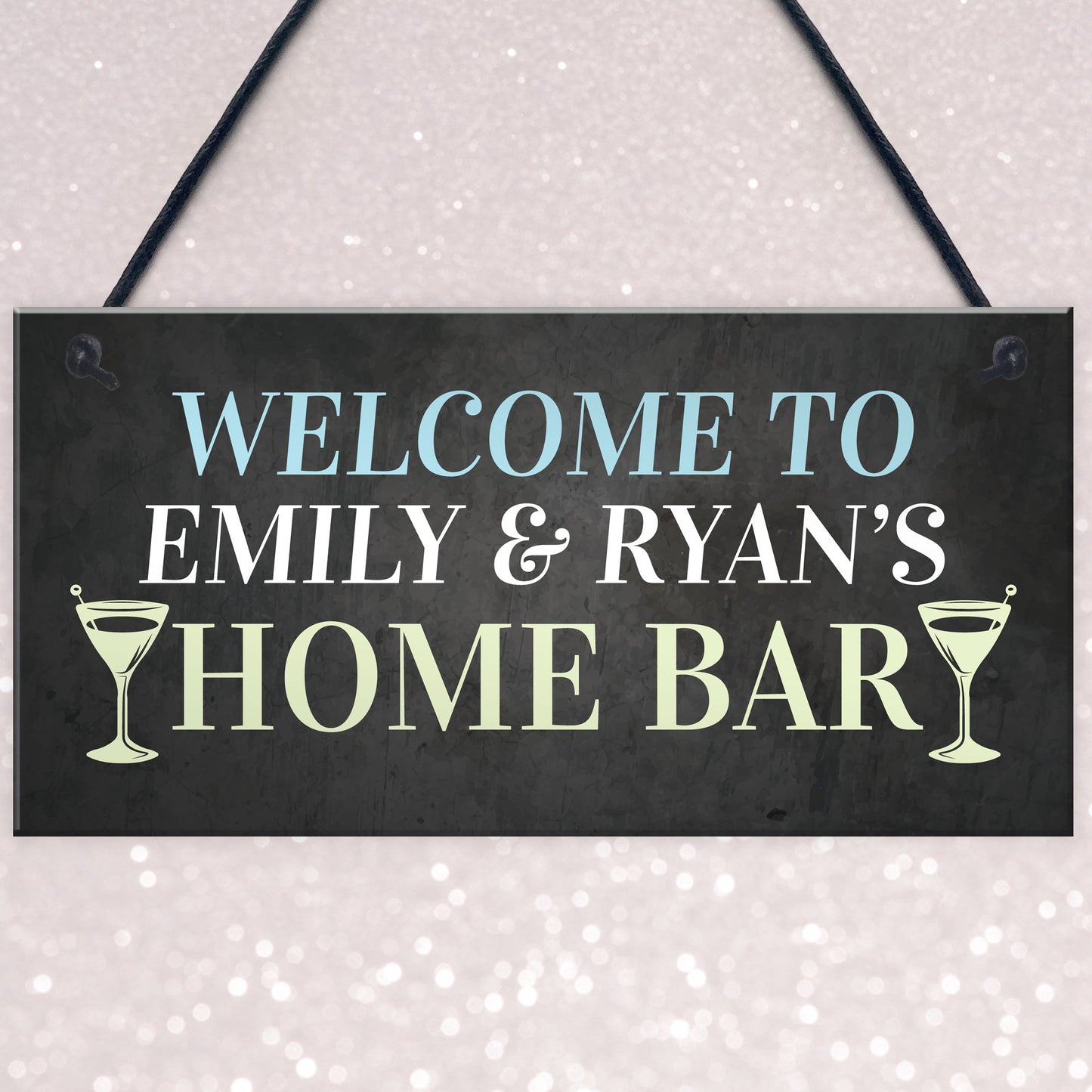 PERSONALISED Home Bar Sign Garden Pub Plaque Quirky Decor